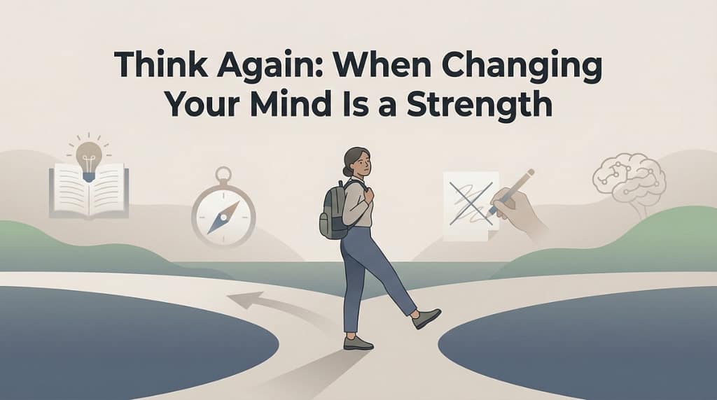Changing Your Mind Is a Strength