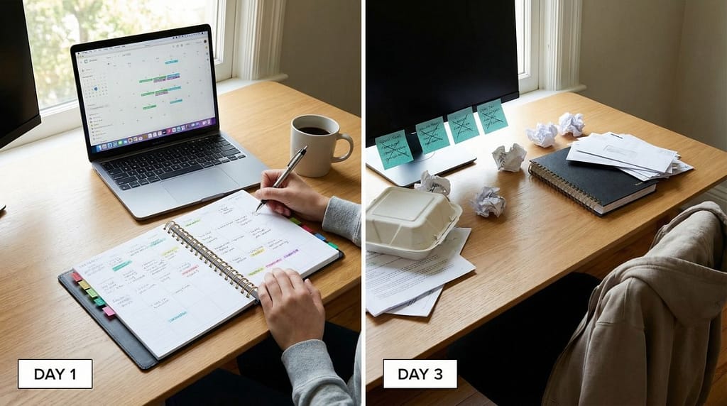 quitting after 3 days