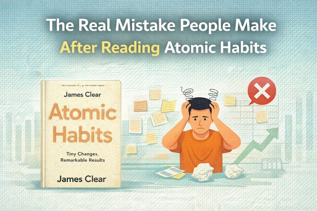 real mistake after reading atomic habits